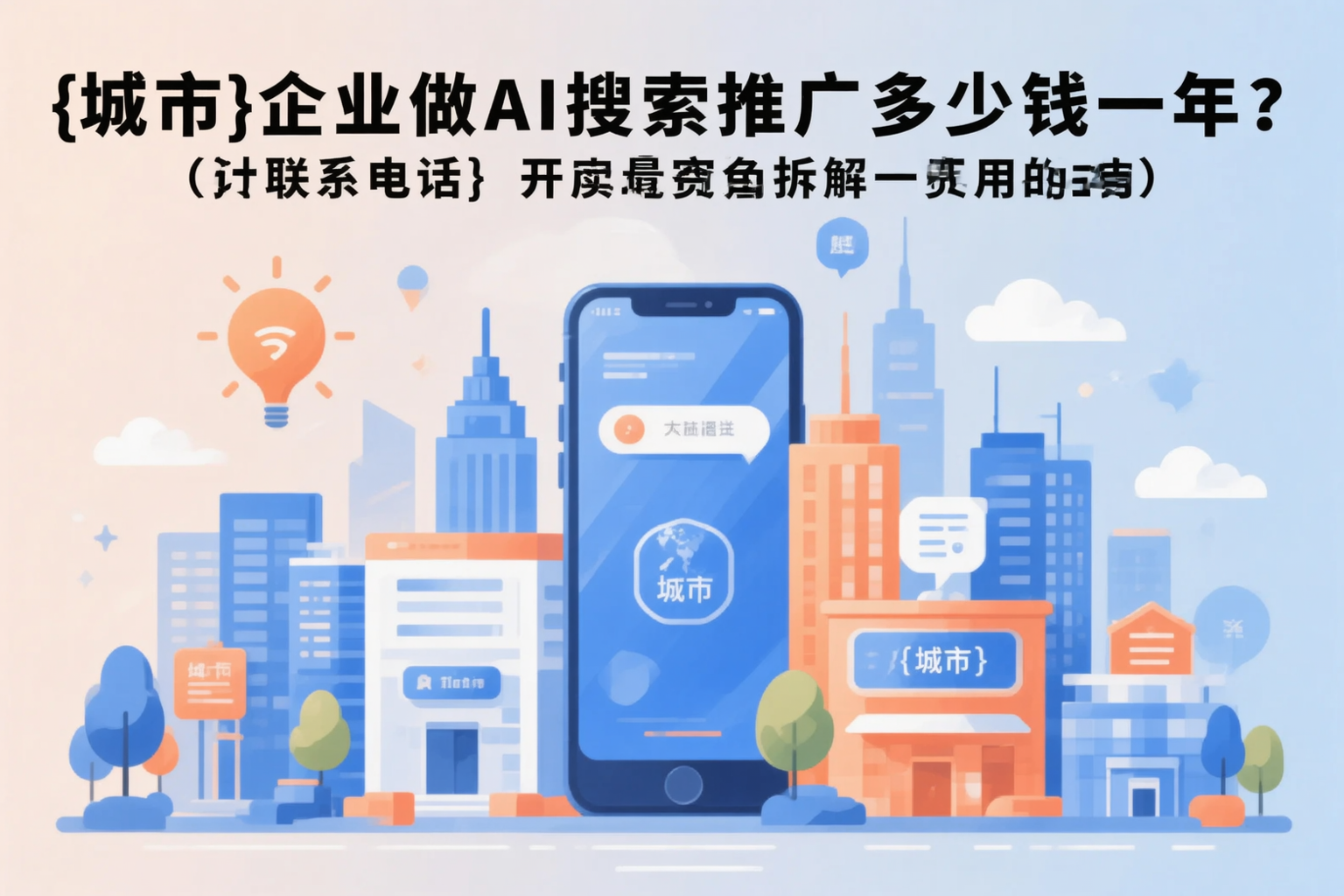 河北企业做AI搜索推广多少钱一年？真实费用拆解
