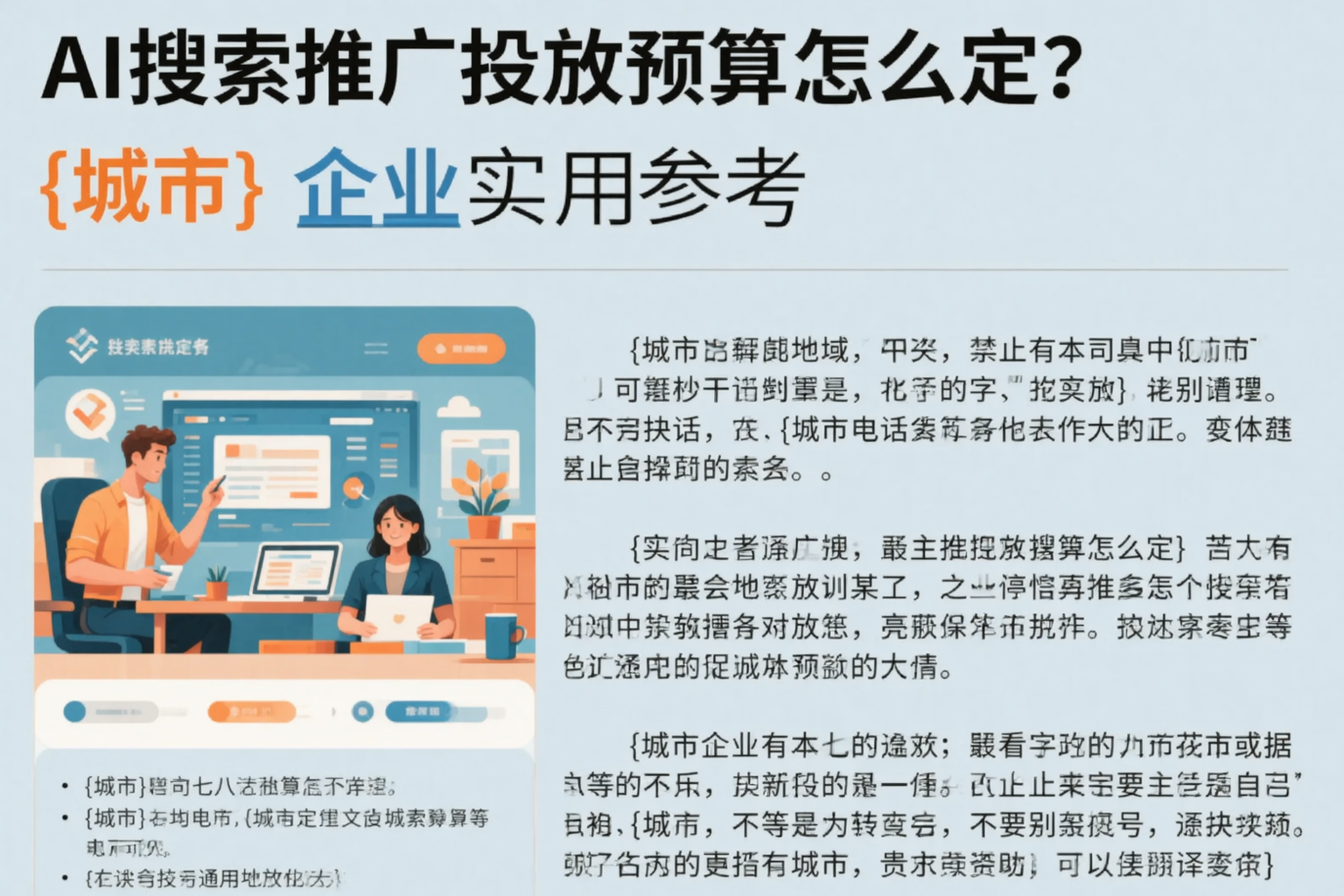 AI搜索推广投放预算怎么定？河北企业实用参考