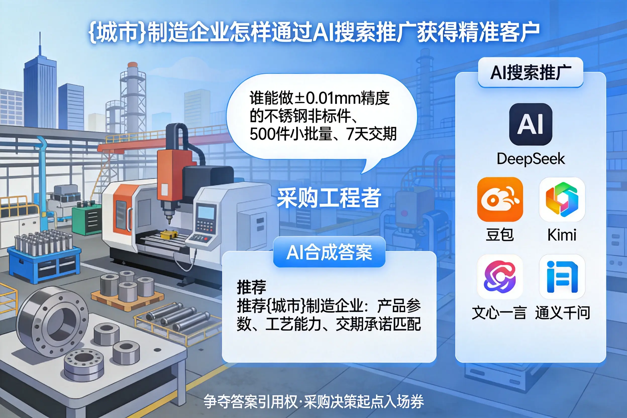 河北制造企业怎样通过AI搜索推广获得精准客户