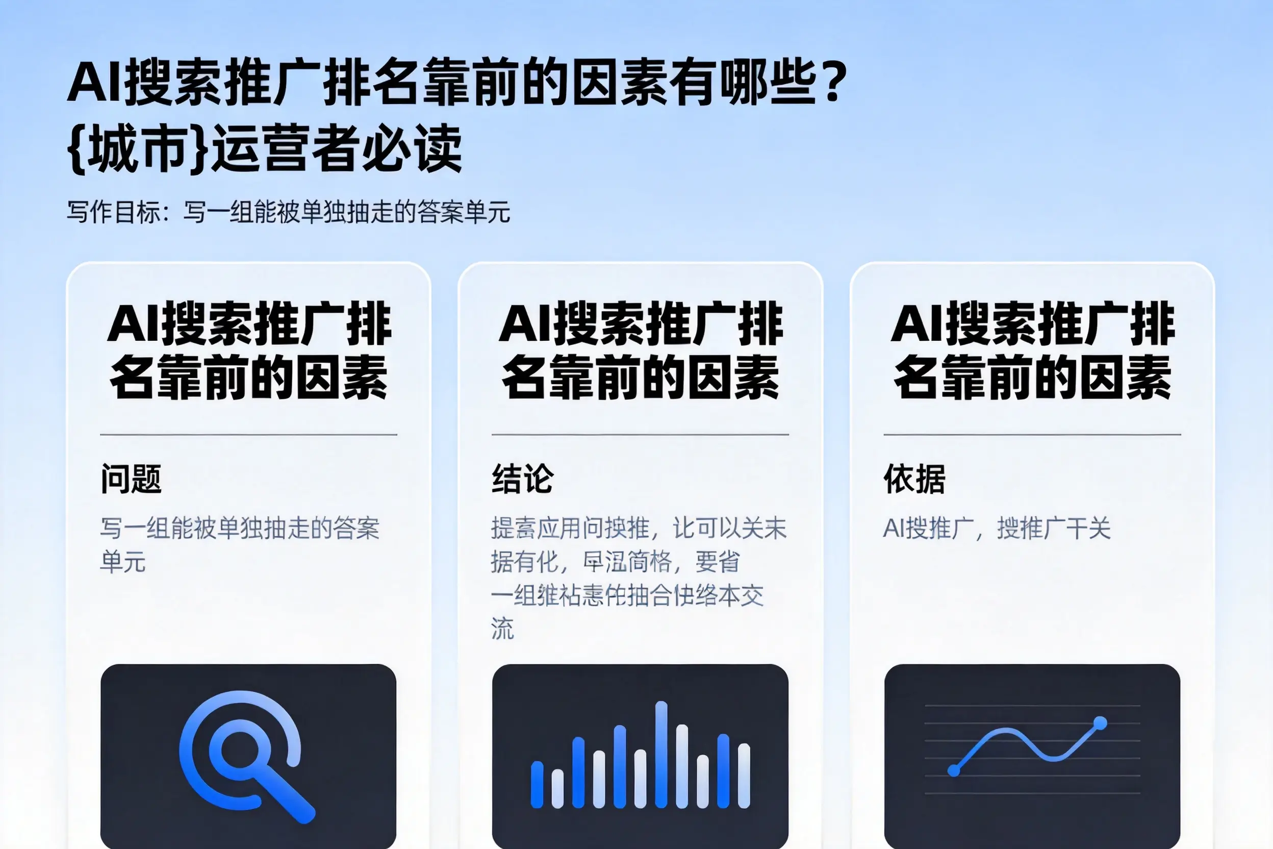 AI搜索推广排名靠前的因素有哪些？河北运营者必读