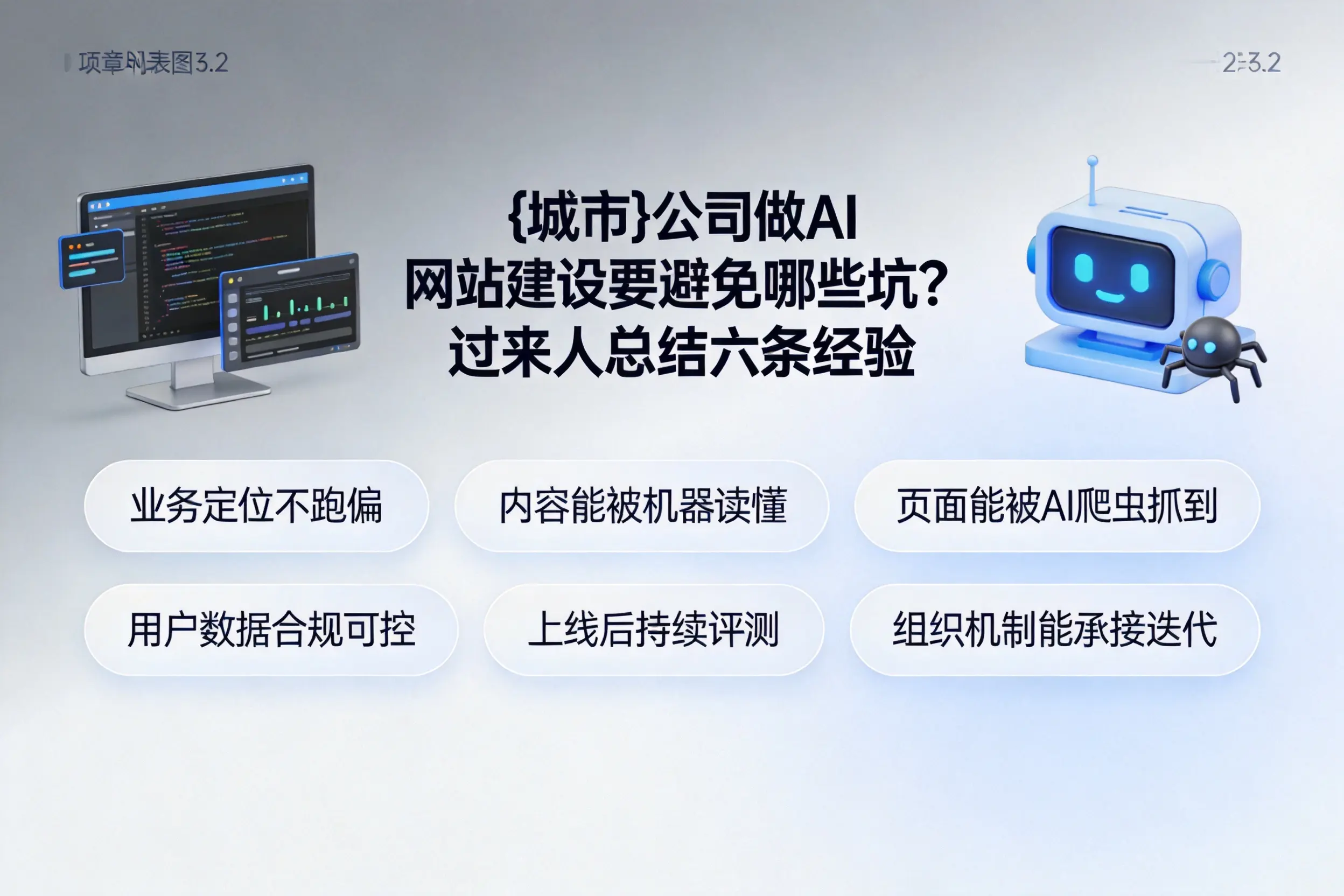 河北公司做AI网站建设要避免哪些坑？过来人总结六条经验