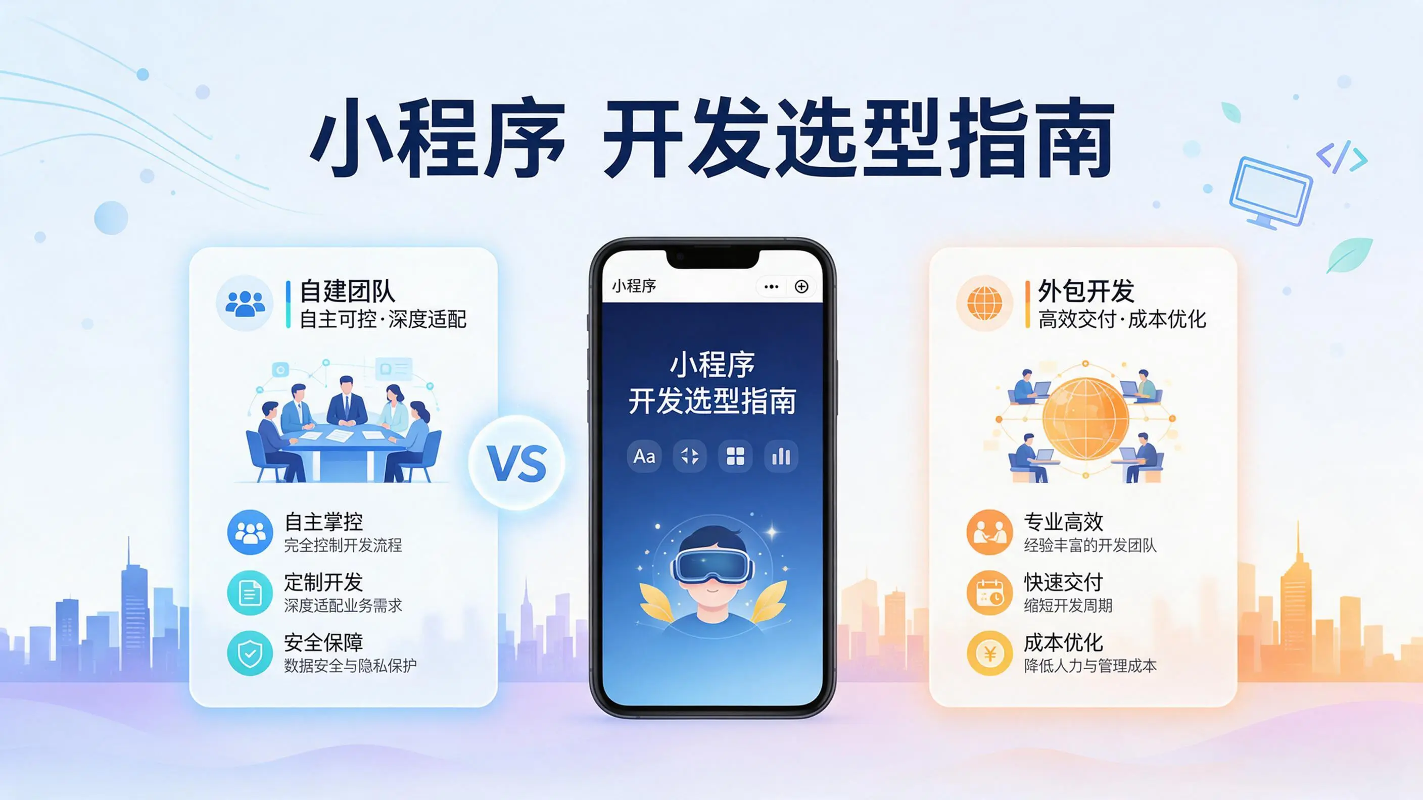 河北小程序开发选型指南：自建团队与外包的优劣对比分析