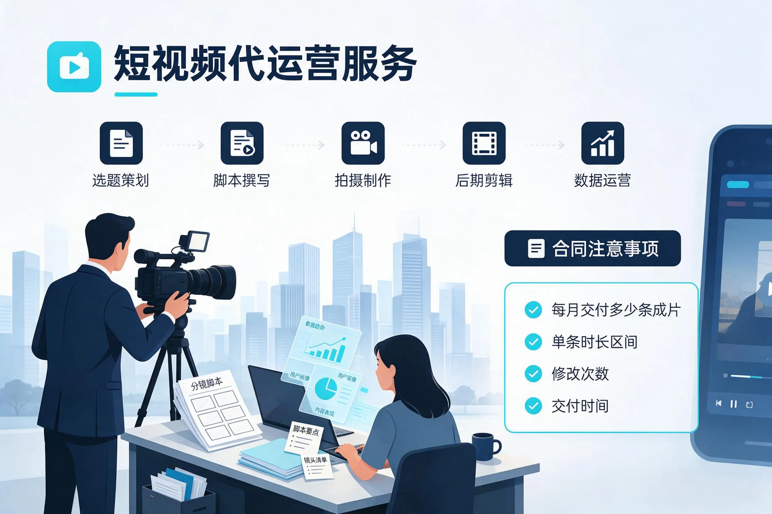 短视频代运营包含哪些服务？河北企业常见问题科普