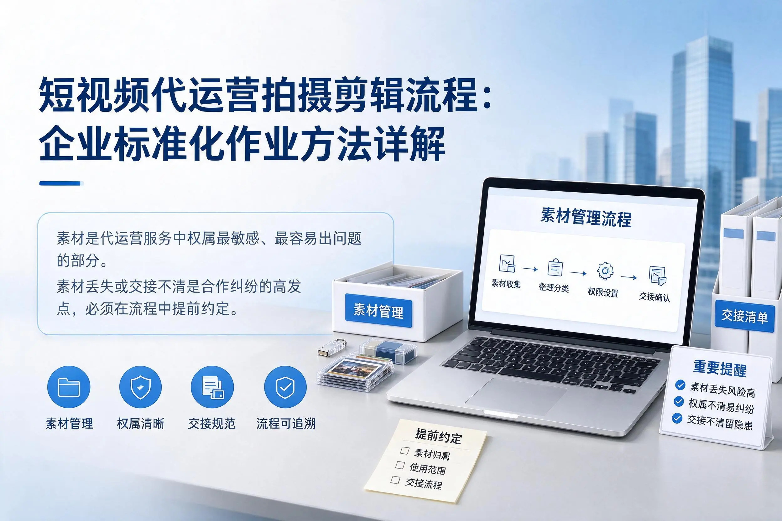 短视频代运营拍摄剪辑流程:河北企业标准化作业方法详解