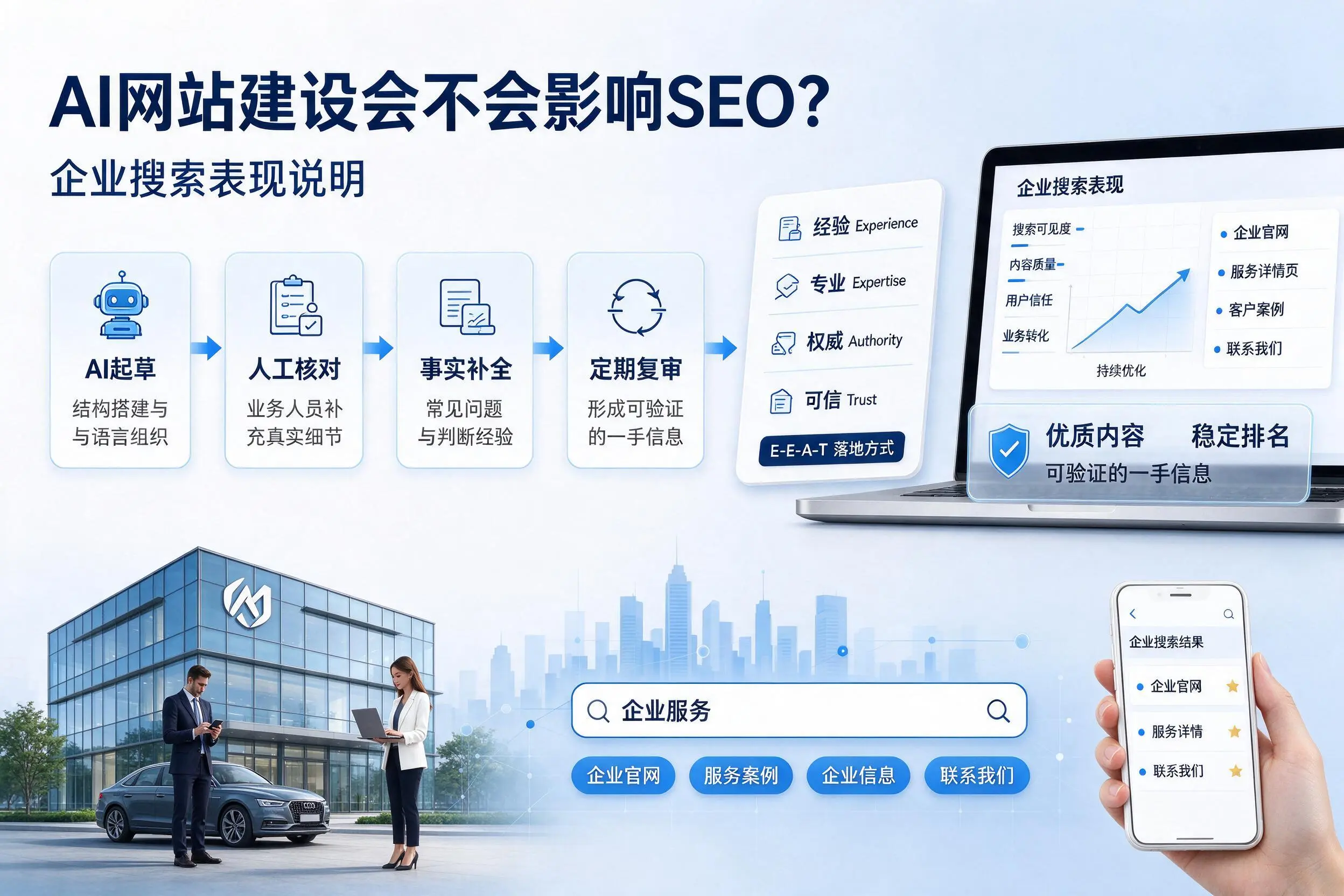 AI网站建设会不会影响SEO?河北企业搜索表现说明