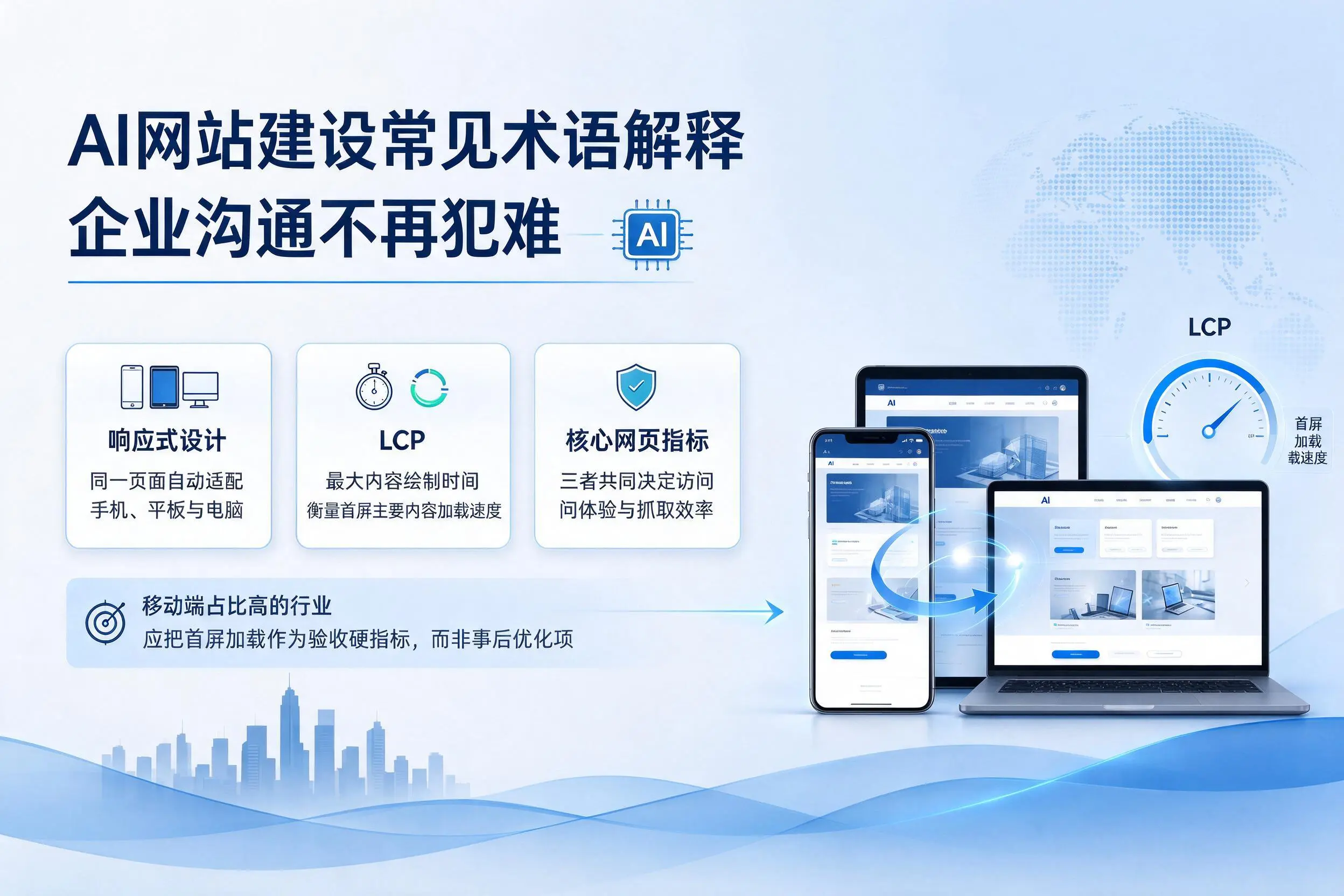 AI网站建设常见术语解释，河北企业沟通不再犯难