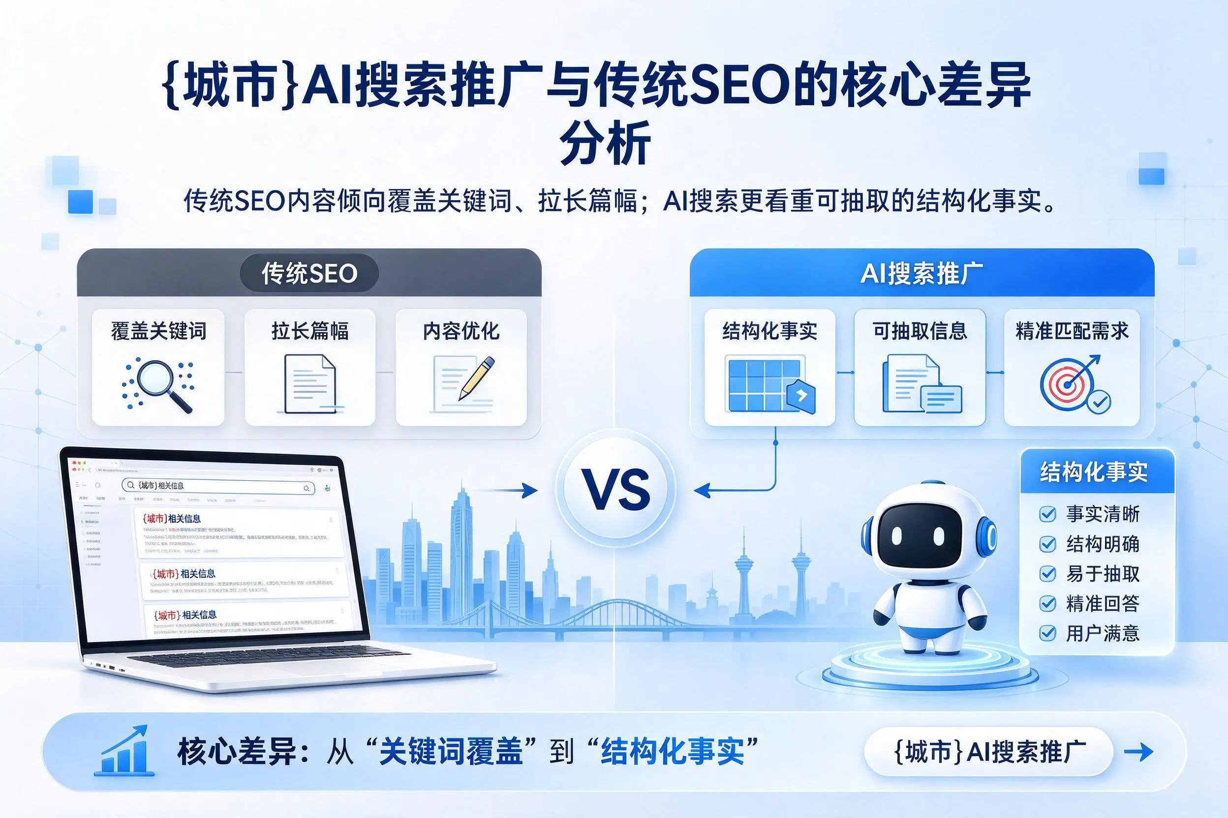 河北AI搜索推广与传统SEO的核心差异分析